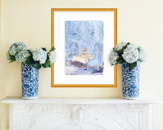 Print of "Bergdorf Blues"