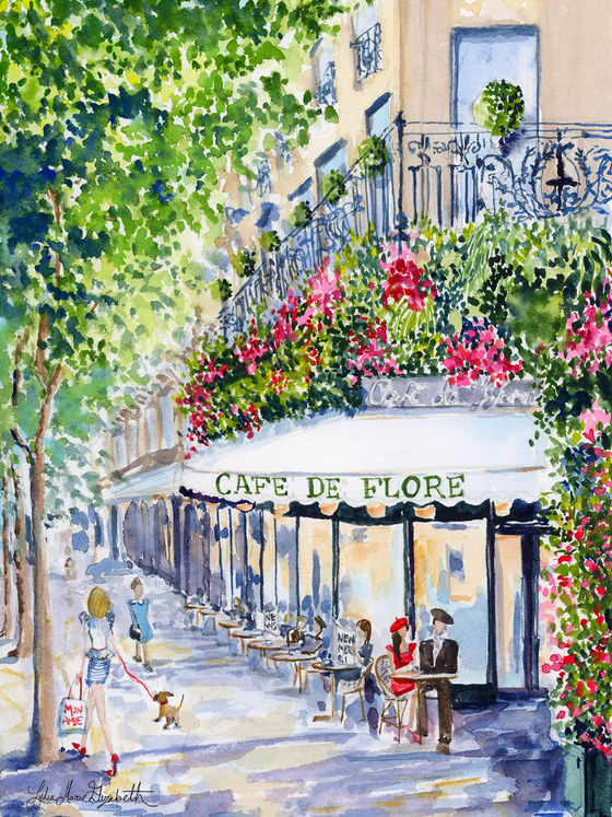 Print of “Café Flore”