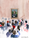 Print of “The Mona Lisa Admirers”