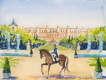  Print of "Piaffe at Versailles"