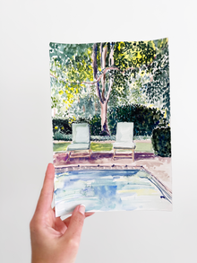 The Baker House Pool Chairs