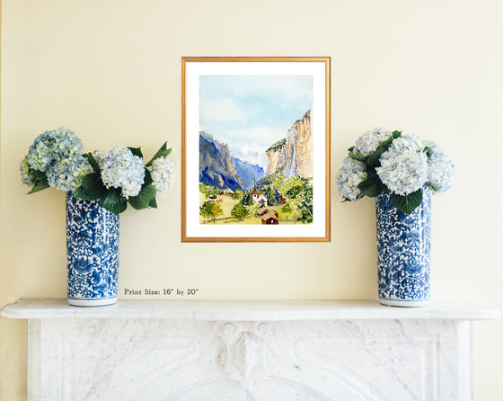 Print of "Lauterbrunnen"