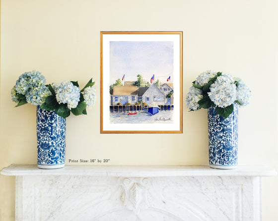 Print of “Nantucket Harbor”