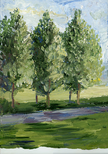 Three Trees (Oil Painting)