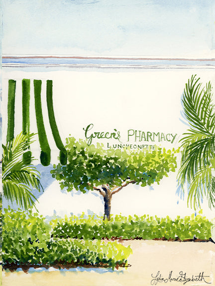 Print of "Green's Pharmacy II"
