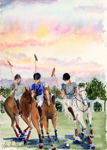  Print of “Polo in the Burg”