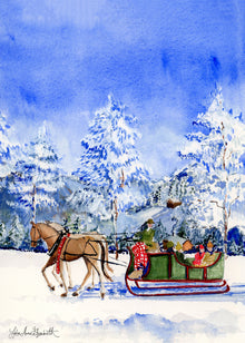  Sleigh Ride through Gstaad