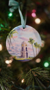 The Palm Beach Clocktower Ceramic Ornament