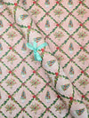 Topiary Trellis on Soft Pink Wrapping Paper