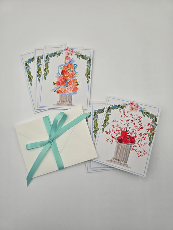 Pomander and Pomegranate Holiday Card Set