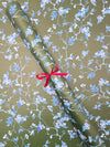 Chinoiserie on Green Wrapping Paper