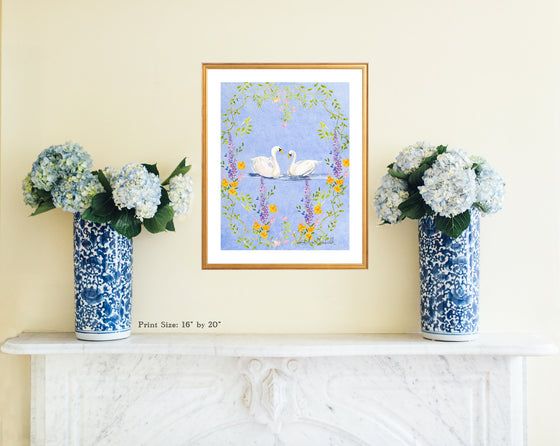 Print of “Two Swans”