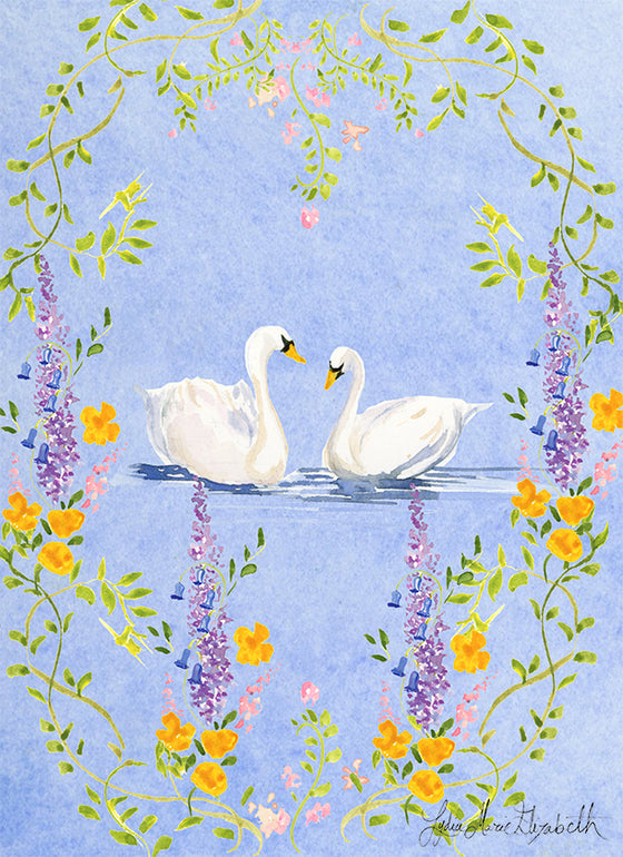 Print of “Two Swans”