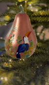 Two Toucans Hand Painted Ceramic Ornament