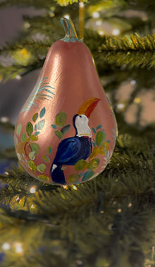  Two Toucans Hand Painted Ceramic Ornament