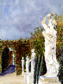  Print of Figures at Versailles