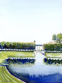  Print of Reflection at Villandry