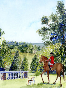  Print of the Lookout at Oatlands