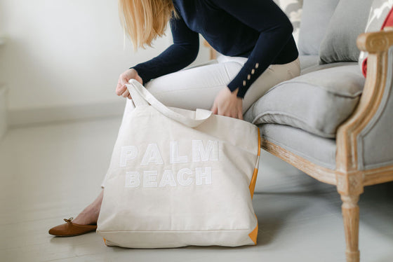 PALM BEACH Customized Beach Tote