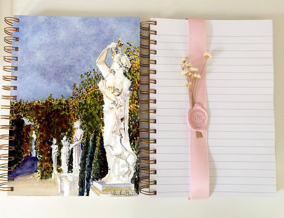 Versailles Figures Garden Notebook