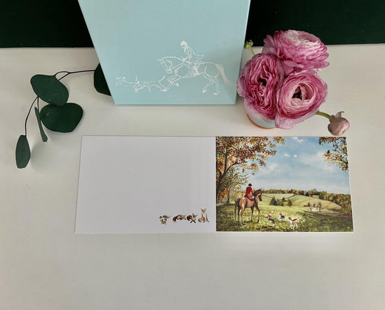 Hunt Country Stationery Box
