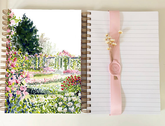 Roseraie Garden Notebook