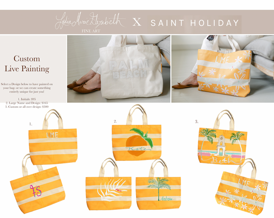 PALM BEACH Customized Beach Tote