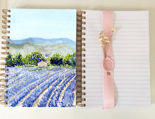  Lavender Fields Garden Notebook