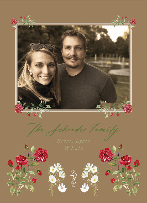 Hunt Country Wreath with Matte Gold Foil Card LME x CFP Collaboration