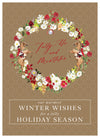 Hunt Country Wreath with Matte Gold Foil Card LME x CFP Collaboration
