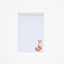  Sitting Fox Notepad