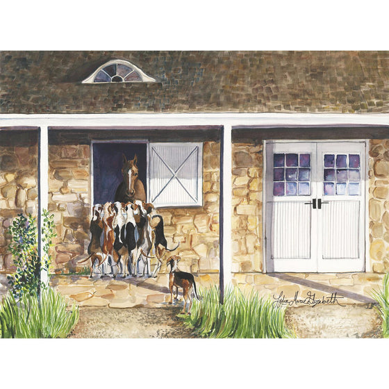 Print of "Rejoicing with Friends"