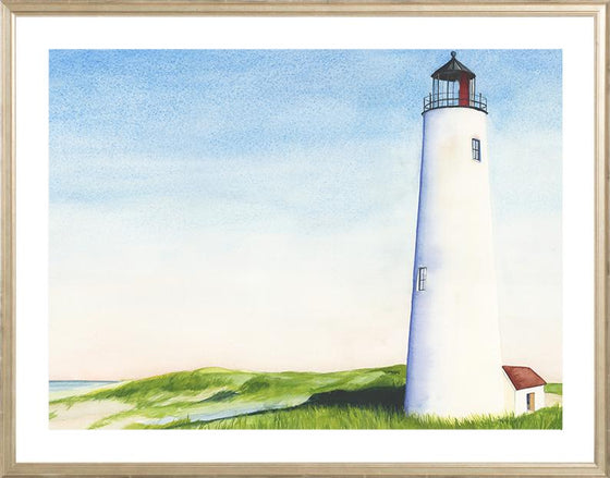 lydia-marie-elizabeth-watercolor-painting-of-great-point-lighthouse-nantucket-ma-framed