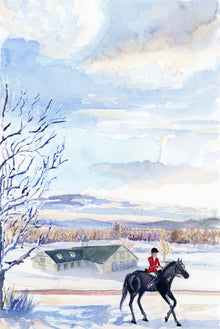  Print of The Winter Rider at Salamander