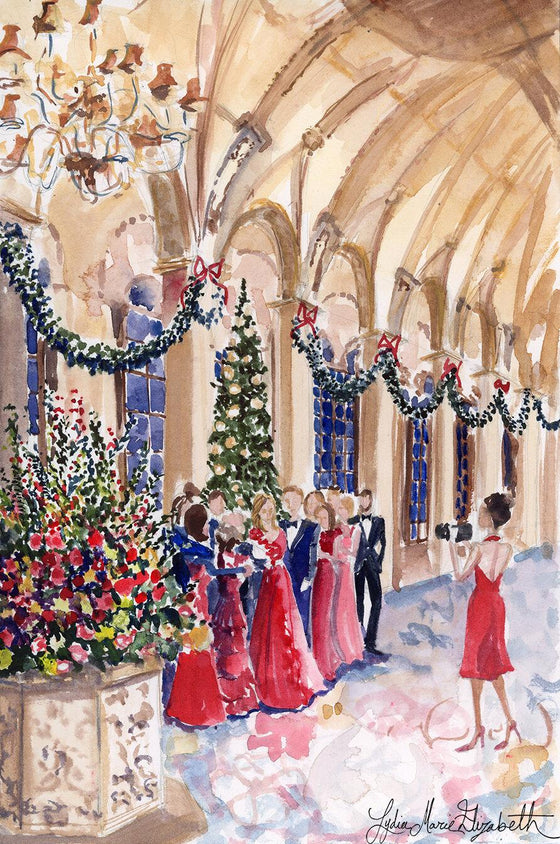 Print of "Christmas at the Breakers"