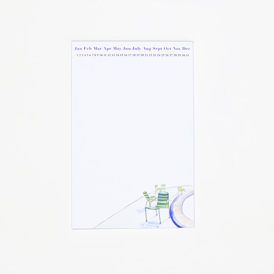 French Chairs Notepad