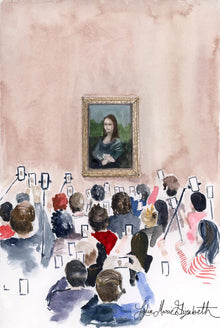  The Mona Lisa Admirers