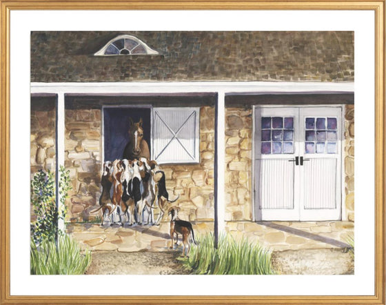 Print of "Rejoicing with Friends"
