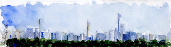 Skyline Color Sketch