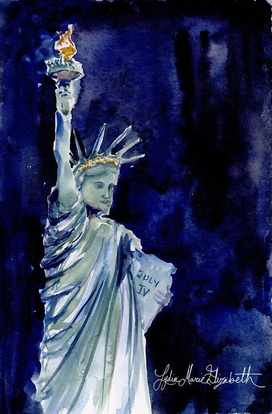 Lady Liberty by Nightlight