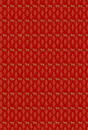 Unicorn & Block Print Red